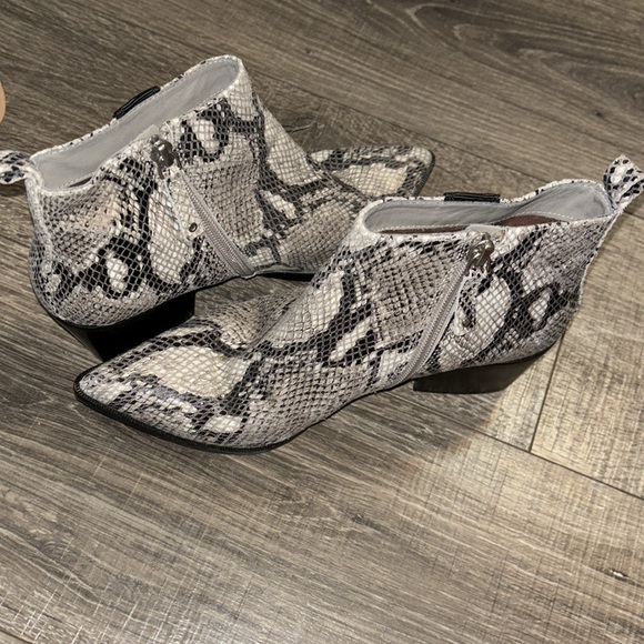 Snakeskin Ankle Boots - Picture 6 of 9